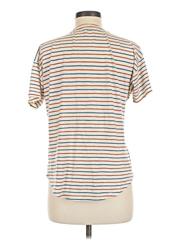 Madewell Whisper Cotton Crewneck Tee in Brion Stripe (view 2)