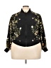RACHEL Rachel Roy Floral Black Jacket Size 2X - photo 1