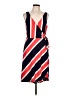 Express Stripes Red Casual Dress Size L (estimated) - photo 1