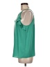 Elle 100% Polyester Green Sleeveless Blouse Size M - photo 5