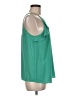 Elle 100% Polyester Green Sleeveless Blouse Size M - photo 4