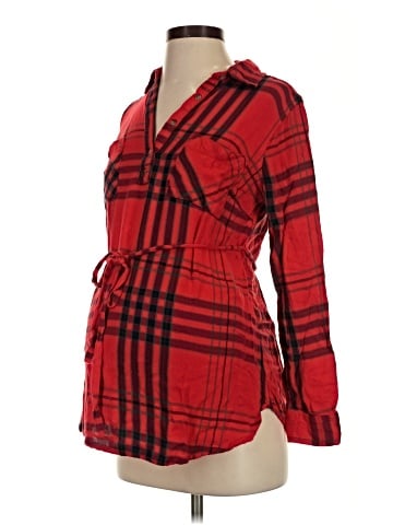 Liz Lange Maternity Long Sleeve Blouse (view 1)