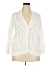 Lands' End Ivory Cardigan Size XXL (estimated) - photo 1