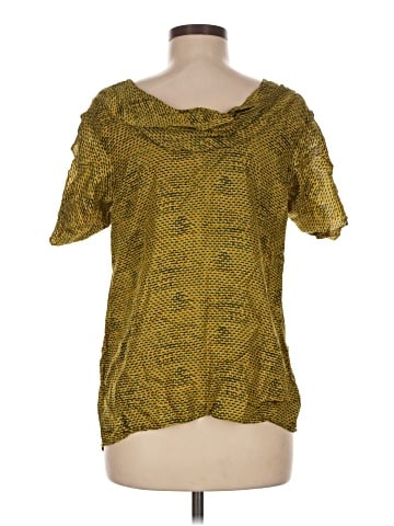 Rachel Zoe Short Sleeve Silk Top (view 2)