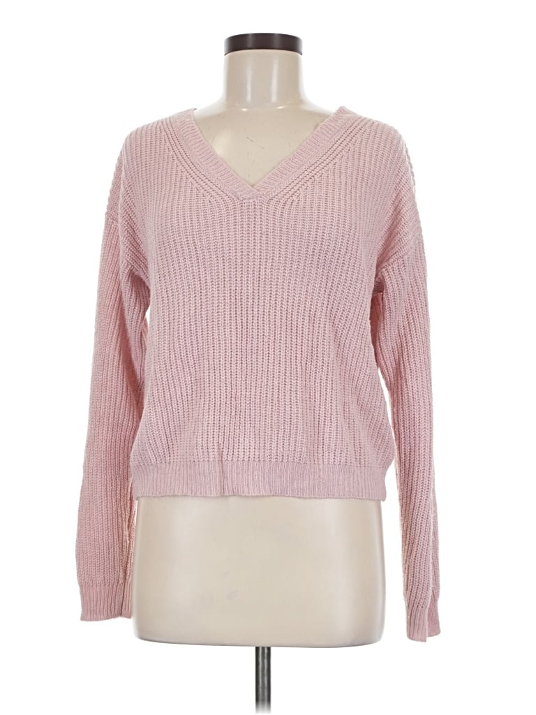 Pre-owned Active Usa Pullover Sweater In Pink