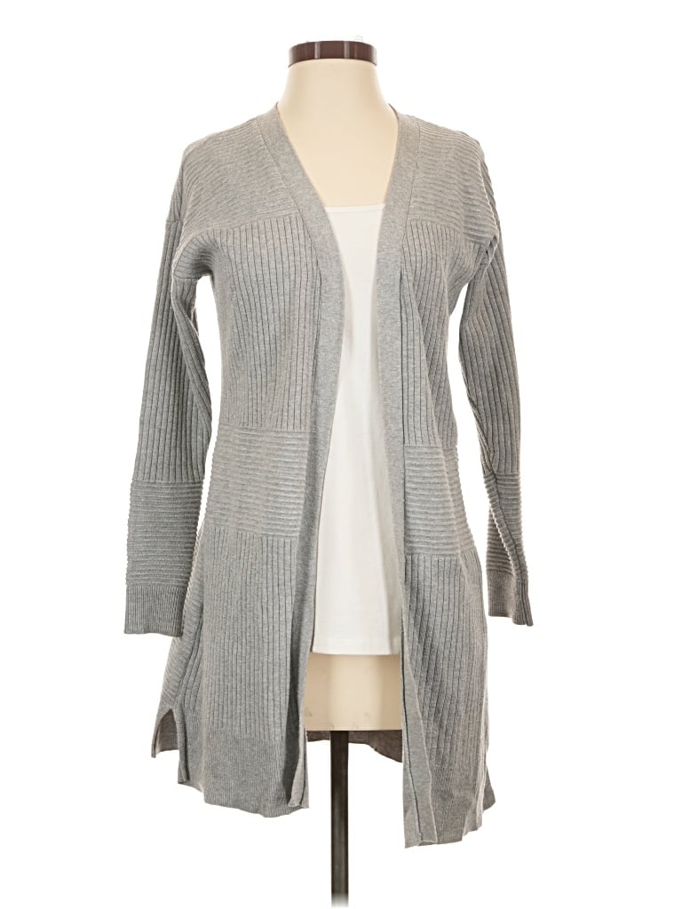 Pre-owned Lety & Me Cardigan Sweater In Gray