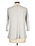 Gap 100% Cotton Gray 3/4 Sleeve Top Size L - photo 2