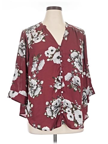 Torrid 3/4 Sleeve Blouse (view 1)