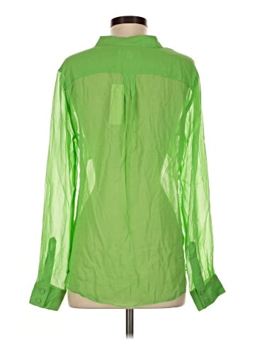 Erin Fetherston Long Sleeve Silk Top (view 2)