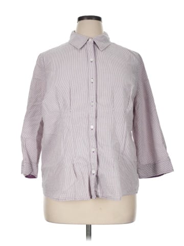 Cj Banks 3/4 Sleeve Button-Down Shirt (view 1)
