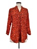 Fun2Fun 100% Polyester Orange 3/4 Sleeve Blouse Size M - photo 1