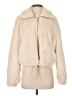 Elevenses 100% Polyester Ivory Faux Fur Jacket Size S - photo 1