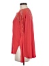 Free People Red Long Sleeve Blouse Size M - photo 5