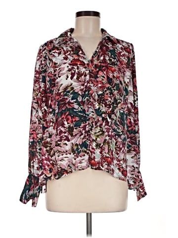 Rose + Olive 3/4 Sleeve Blouse (view 1)