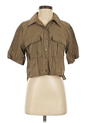 Darling 3/4 Sleeve Button-Down Shirt (view 1)