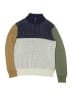 Crewcuts 100% Cotton Color Block Green Pullover Sweater Size 10 - 11 - photo 1