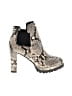 ALLSAINTS Animal Print Ivory Ankle Boots Size EU 41 - photo 1