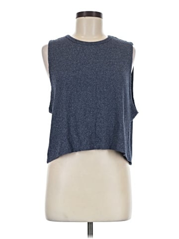 Aqua Sleeveless T-Shirt (view 1)