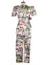 ASOS 100% Polyester Floral Pink Jumpsuit Size 10 - photo 2