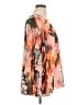 Torrid 100% Polyester Orange Long Sleeve Blouse Size 1X Plus (1) - photo 4