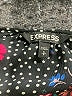 Express 100% Polyester Polka Dots Black Cocktail Dress Size S - photo 7