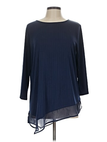 Easywear by Chico's 3/4 Sleeve Blouse (view 1)