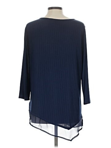 Easywear by Chico's 3/4 Sleeve Blouse (view 2)
