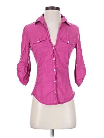 James Perse 3/4 Sleeve Button-Down Shirt (view 1)