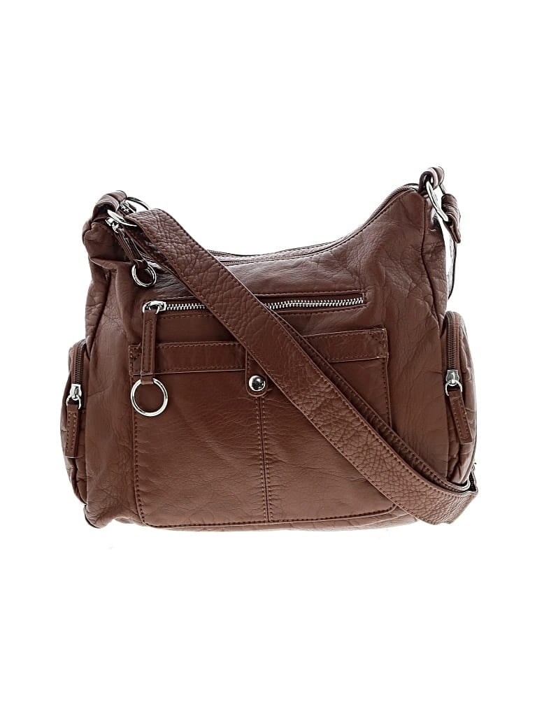 Pre-owned Bueno Crossbody Bag In Brown