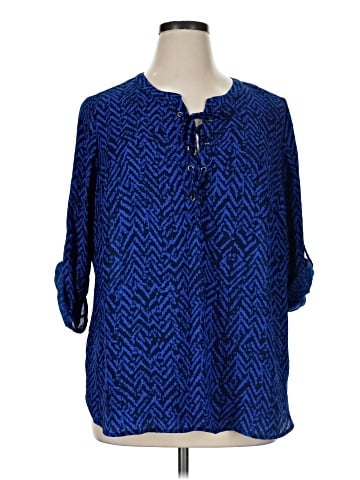 Faded Glory 3/4 Sleeve Blouse (view 1)