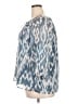 Daniel Rainn 100% Polyester Blue 3/4 Sleeve Blouse Size 2X - photo 5