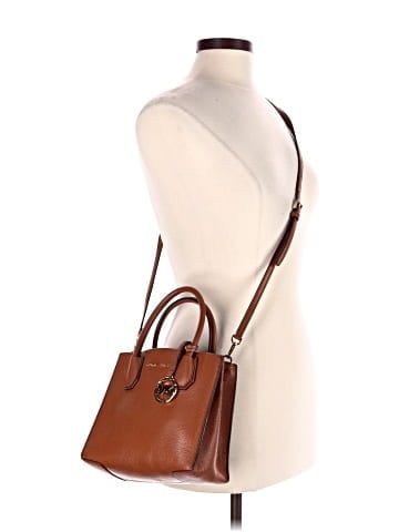 MICHAEL Michael Kors Leather Satchel (view 2)