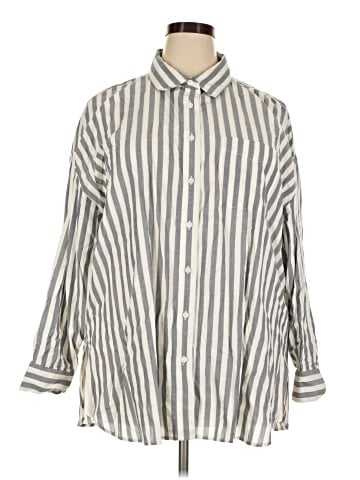 Torrid Long Sleeve Button-Down Shirt (view 1)