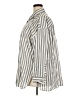 Torrid Stripes Silver Long Sleeve Button-Down Shirt Size 1X Plus (1) - photo 5
