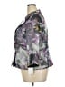 Alex Evenings 100% Polyester Floral Purple Gray Blazer Size 2X - photo 5