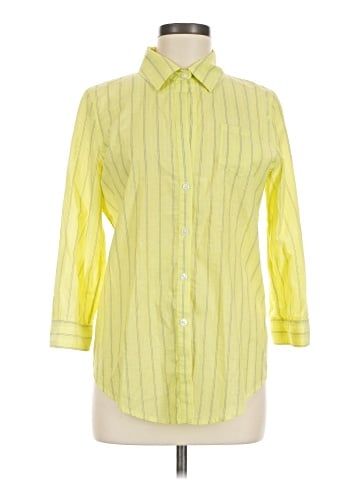 Elizabeth and James 3/4 Sleeve Button-Down Shirt (view 1)