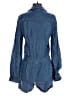 Bebe 100% Viscose Blue Romper Size S - photo 2