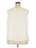 Talbots 100% Rayon Ivory Sleeveless Blouse Size 18 - photo 2
