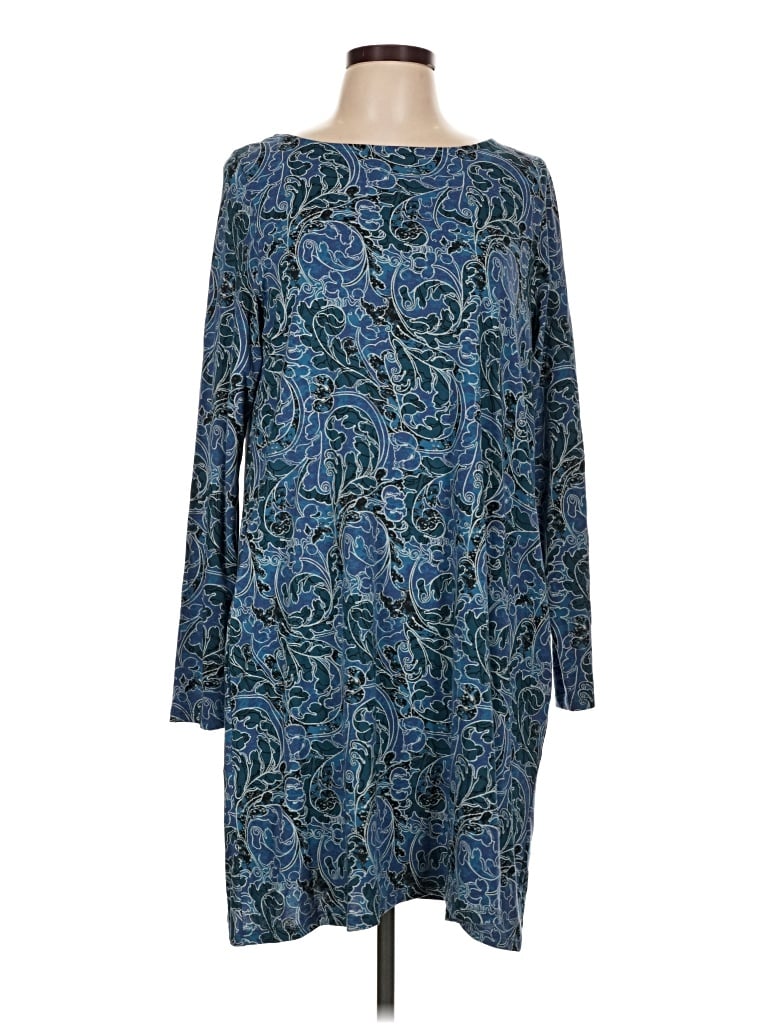 Pre-owned Peruvian Connection Casual Dress In Blue