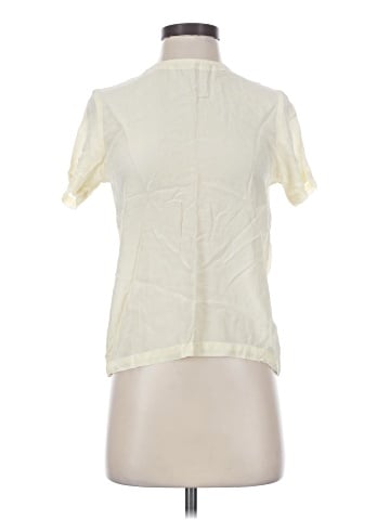Stephanie Andrews Short Sleeve Silk Top (view 1)
