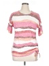 Bobeau Pink Short Sleeve Top Size XL - photo 1