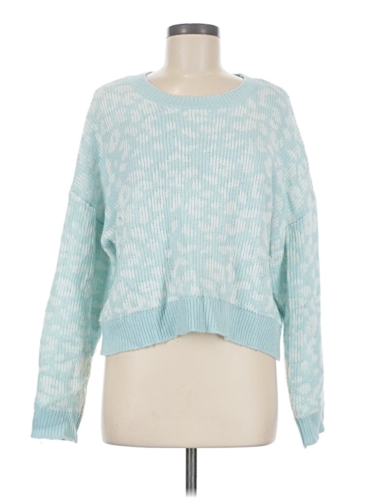 Pre-owned John & Jenn Pullover Sweater In Blue
