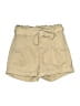 Express Solid Tan Khaki Shorts Size 2 - photo 1