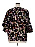 CAbi 100% Polyester Floral Black 3/4 Sleeve Blouse Size XL - photo 2