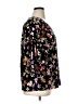CAbi 100% Polyester Floral Black 3/4 Sleeve Blouse Size XL - photo 4