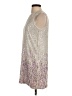 Parker 100% Polyester Tweed Silver Cocktail Dress Size XS - photo 5