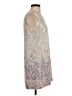 Parker 100% Polyester Tweed Silver Cocktail Dress Size XS - photo 4