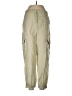 Zara 100% Baumwolle Tan Cargo Pants Size L - photo 1