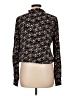 Sanctuary 100% Polyester Floral Black Long Sleeve Blouse Size L (estimated) - photo 2