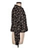 Sanctuary 100% Polyester Floral Black Long Sleeve Blouse Size L (estimated) - photo 4